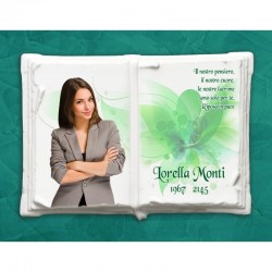 Libro Funebre in porcellana serie Old in hd