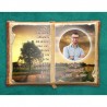 Libro Funebre in porcellana serie Old decor