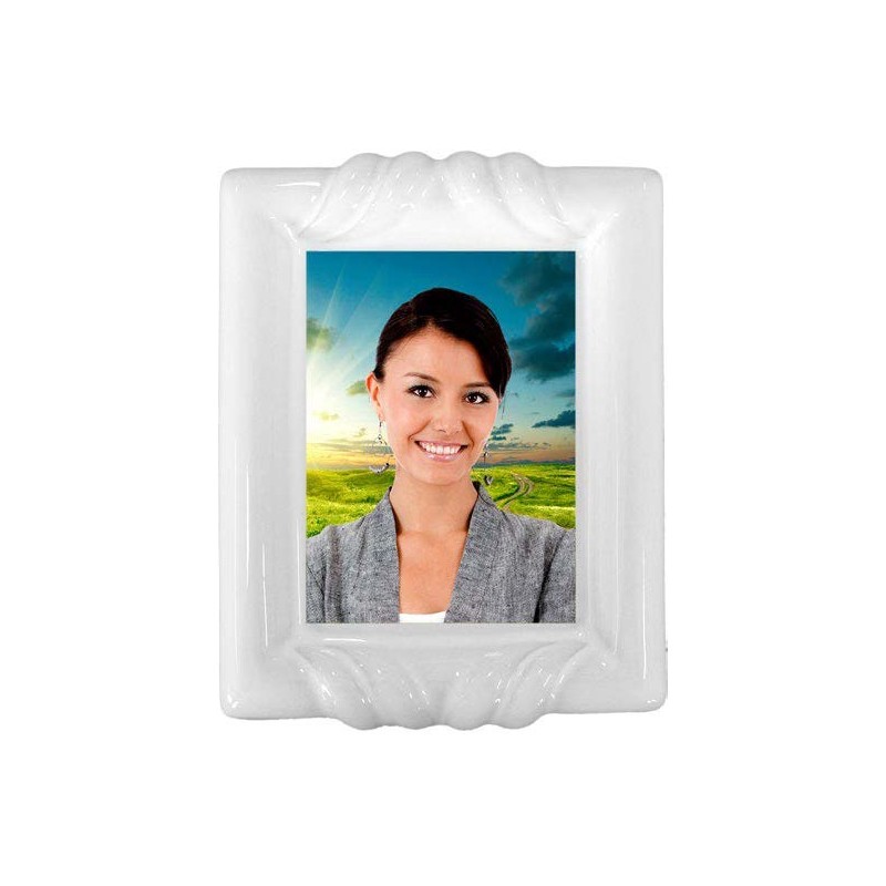 Placca Cornice Rettangolare Porcellana Serie Melody HD