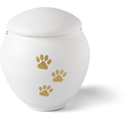 Urna Cineraria per Cani e Gatti | Modello a Mano Porcellana
