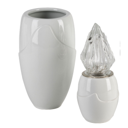 Accessori Moderni per Lapide | Vaso e Lampada Serie Linea