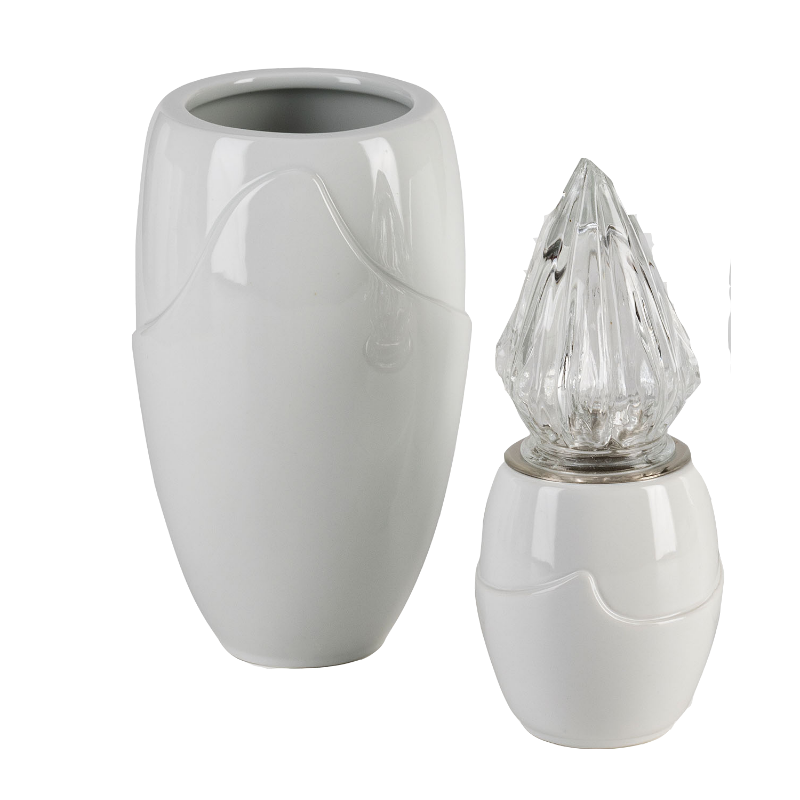 Accessori Moderni per Lapide | Vaso e Lampada Serie Linea