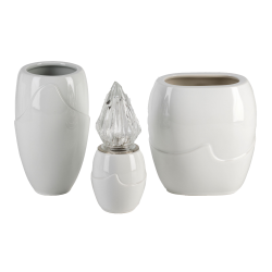 Accessori Moderni per Lapide | Vaso e Lampada Serie Linea