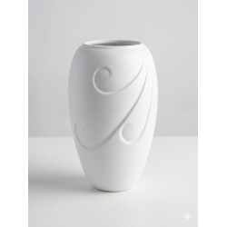 Vaso e Lampada da Parete in Porcellana | Design Classico