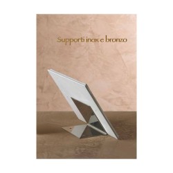 Supporto Inox Pergamena e Libro Funebre
