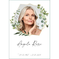 Ricordini Lutto Plastificati 6x9 cm – Personalizzati e Resistenti | Fotoceramica Online
