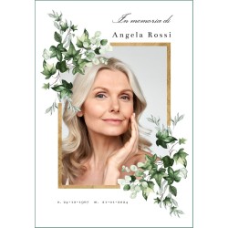 Ricordini Lutto Plastificati 6x9 cm – Personalizzati e Resistenti | Fotoceramica Online
